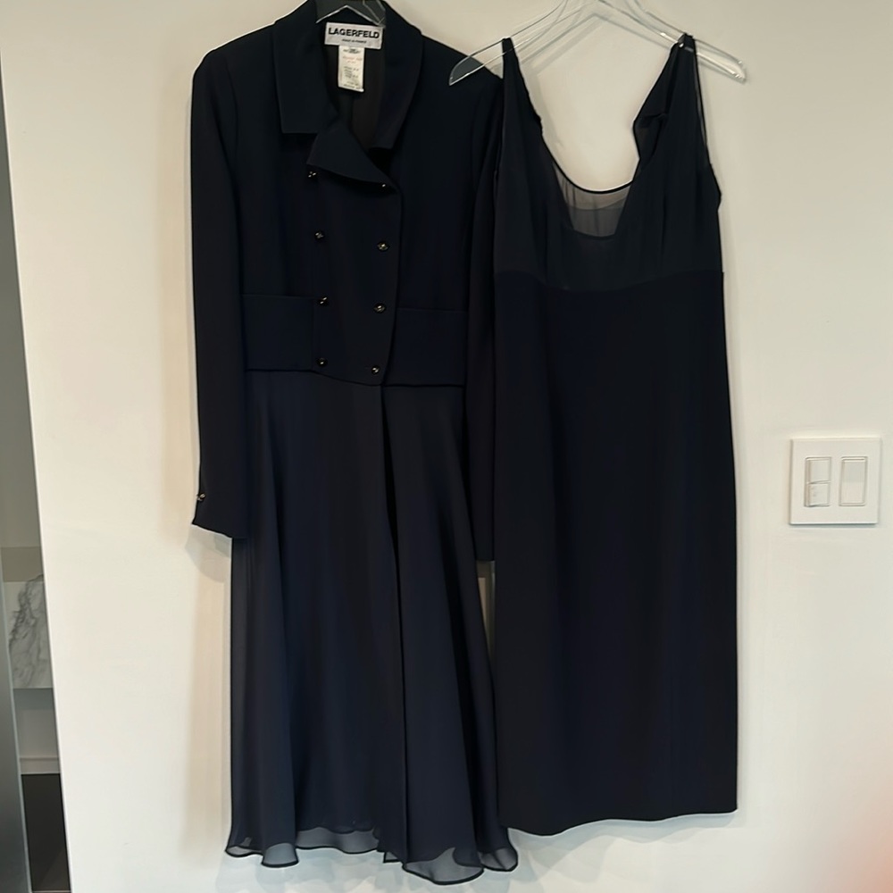 Vintage 90s Lagerfeld long jacket and dress